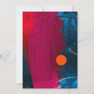 Cartão postal de convite de 5" x 7"