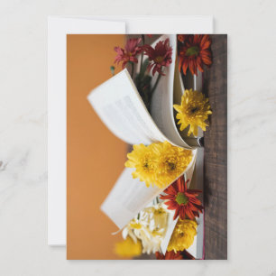 Cartão postal de convite de 5" x 7"