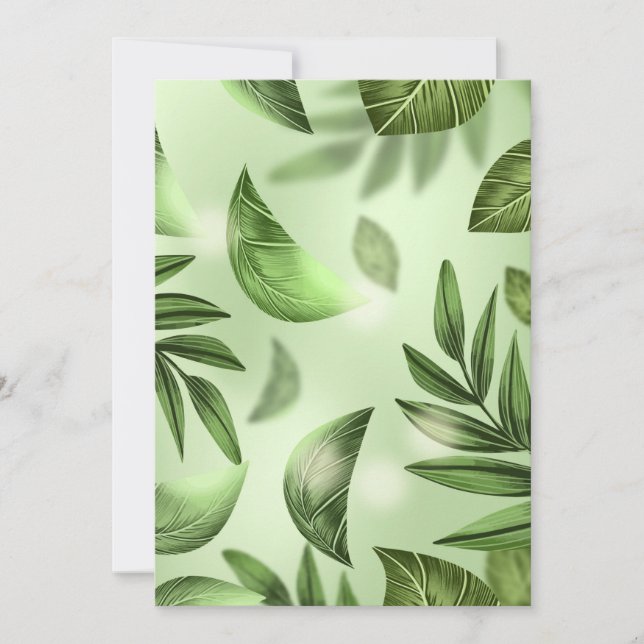 Cartão postal de convite de 5" x 7" (Frente)