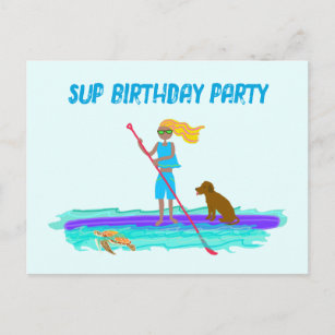 Cartão-postal de Convite de aniversário de adolesc