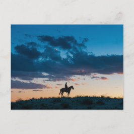 Cartão Postal De Convite Desert Afterglow Wedding Invitation Serene