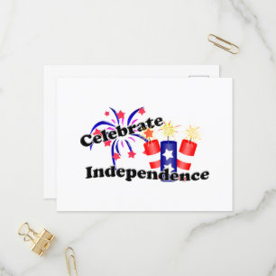 Cartão Postal De Convite Dia da Independência