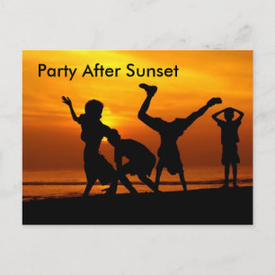 Cartão Postal De Convite Divertido