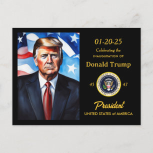 Cartão Postal De Convite Donald Trump Partido do Observatório Presidencial 