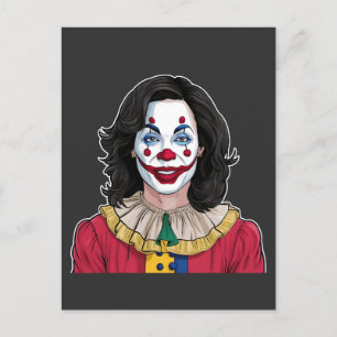 Cartão Postal De Convite Eleições 2024 no Palco de Kamala Harris Spooky Hal
