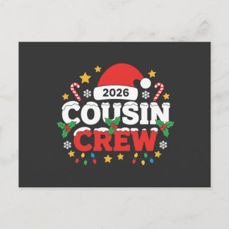 Cartão Postal De Convite Engraçado Encontro Familiar da Turma de Primos 202