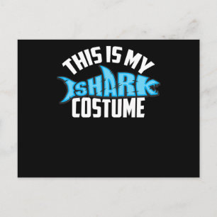Cartão Postal De Convite Esta É A Minha Criatura De Costume De Tubarão