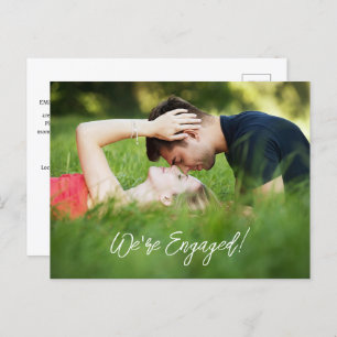 Cartão Postal De Convite Estamos envolvidos