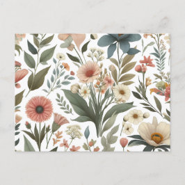 Cartão Postal De Convite Experimente a beleza da natureza com o nosso legan