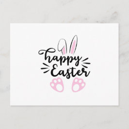 Cartão Postal De Convite Feliz Páscoa