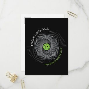 Cartão Postal De Convite Fenômeno do Pickleball Galáxia