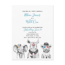 Festa de aniversário de um menino preto azul selva