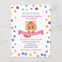 Festa de Aniversário do Gatinho Fofinho Confete Ar