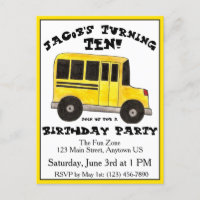 Festa de Aniversário Infantil no Ônibus Escolar Am