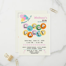 Festa de aniversário tema música pop coreana K-pop