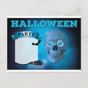 Cartão Postal De Convite Festa de Halloween