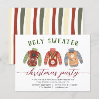Festa de Natal Moderna de Suéter Feio