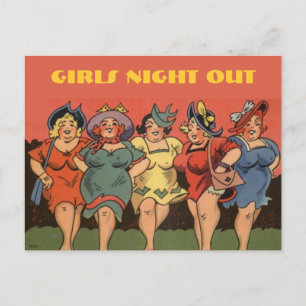 Cartão Postal De Convite festa de solteira engraçada, chá de panela,