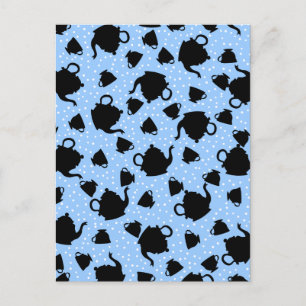 Cartão Postal De Convite Festa de Tumbling Tea