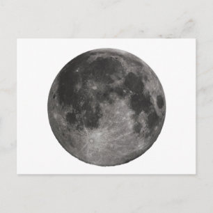 Cartão Postal De Convite Festa Espacial da Lua Escritório Chuveiro Paz Amor