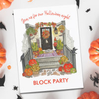 Festa Festiva de Bloco de Vizinhança do Halloween