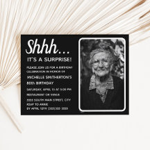 Foto de 80 de aniversário da Surpresa Branca Negra