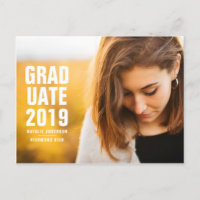 Graduado moderno ousado de 2019