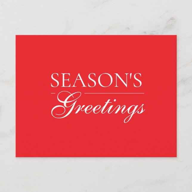 Cartão Postal De Convite Happy New Year Merry Christmas Holiday Season (Frente)