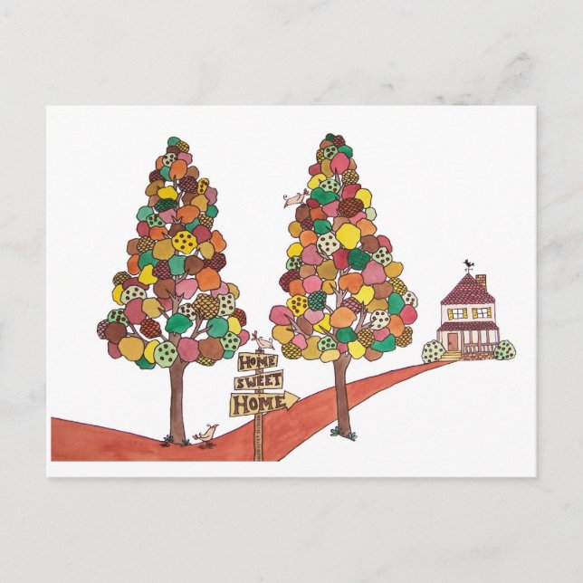 Cartão Postal De Convite Home Sweet Home (Frente)