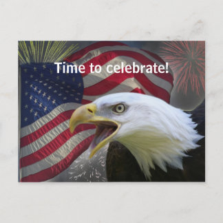 Cartão Postal De Convite Hora de comemorar