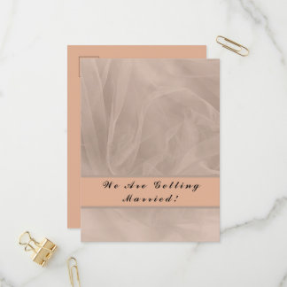 Cartão Postal De Convite Impressão texturizada em tecido rosa