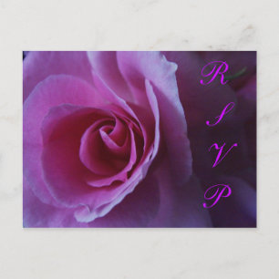 Cartão Postal De Convite Inserções de RSVP Personalizadas