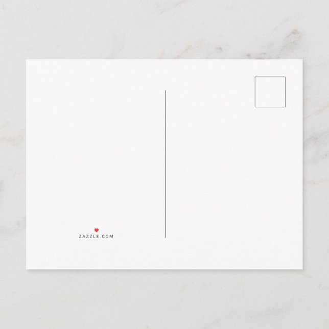 Cartão Postal De Convite invitations card (Verso)