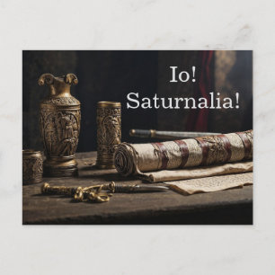Cartão Postal De Convite Io! Saturnália!