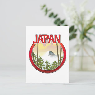 Cartão Postal De Convite Japão