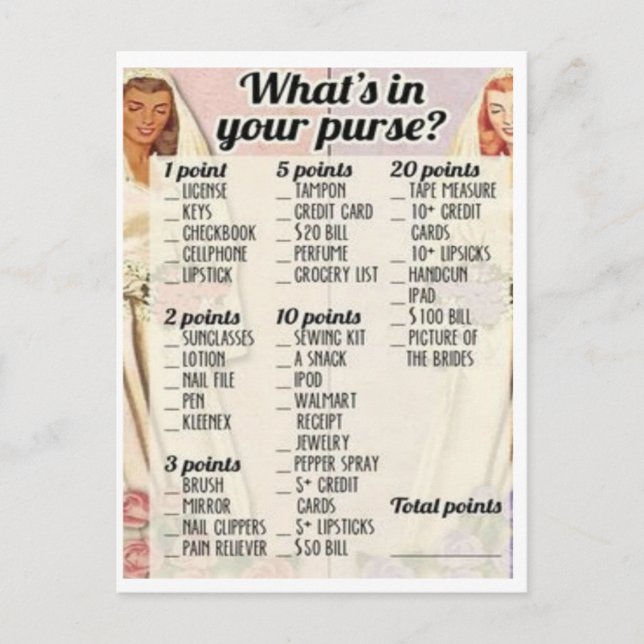 Cartão Postal De Convite Jogo do Chá de panela Retroativo (Frente)