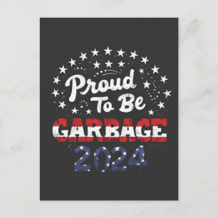 Cartão Postal De Convite Lixo Orgulhoso Porto Rico Latinos Para Trump