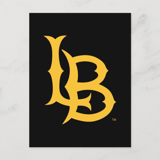 Cartão Postal De Convite Logotipo do Long Beach State (Frente)