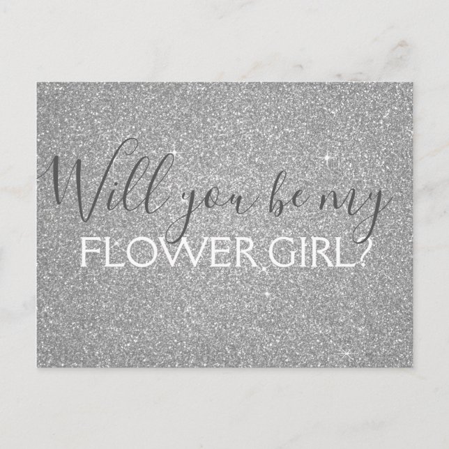 Cartão Postal De Convite Lúpulo de Prata e Flor de Flor (Frente)