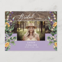 Luzes de girassol e Lavanda Foto Rustic Bridal