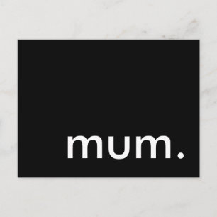 Cartão Postal De Convite mãe. festa surpresa