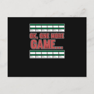 Cartão Postal De Convite Mais Um Jogo Jogador Mahjong Joga Meninas