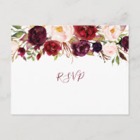 Marsala Greenery Casamento Floral rsvp buffet 4163