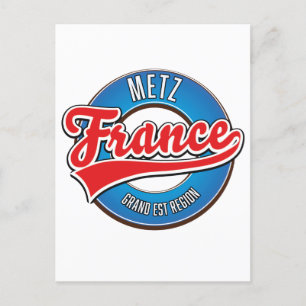 Cartão Postal De Convite Metz Grand Est região França