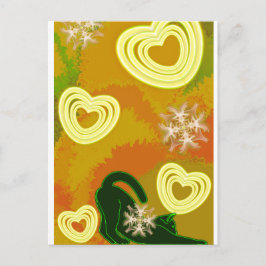 Cartão Postal De Convite Meu amor pelo meu gato