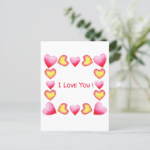 Minimalista Romântico Eu Te Amo Dia dos Namorados 