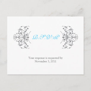 Cartão Postal De Convite Moldura Ornamental Antiga