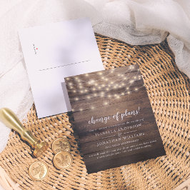 Cartão Postal De Convite Mudança De Script Elegante De Casamento De Países 