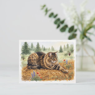Cartão Postal De Convite Nari da Floresta