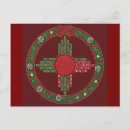 Cartão Postal De Convite Natal no Novo México